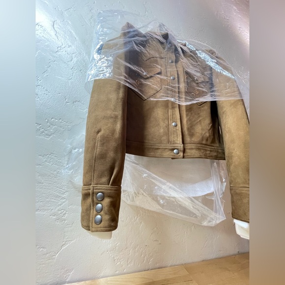 Ralph Lauren  RRL Stiles Sheep Suede 100% jacket Size 3 - Picture 7 of 16